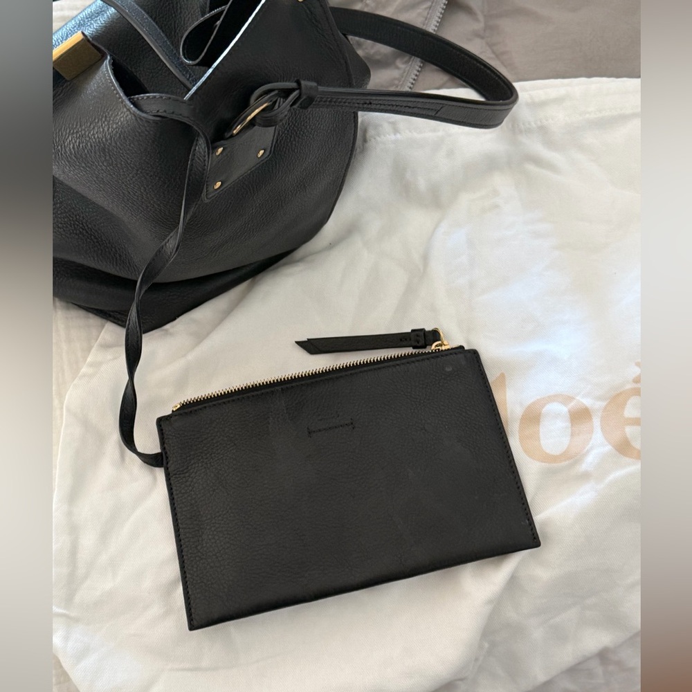 Chloe-Vick Leather Tote Bag - Black 1190 - Picture 13 of 16